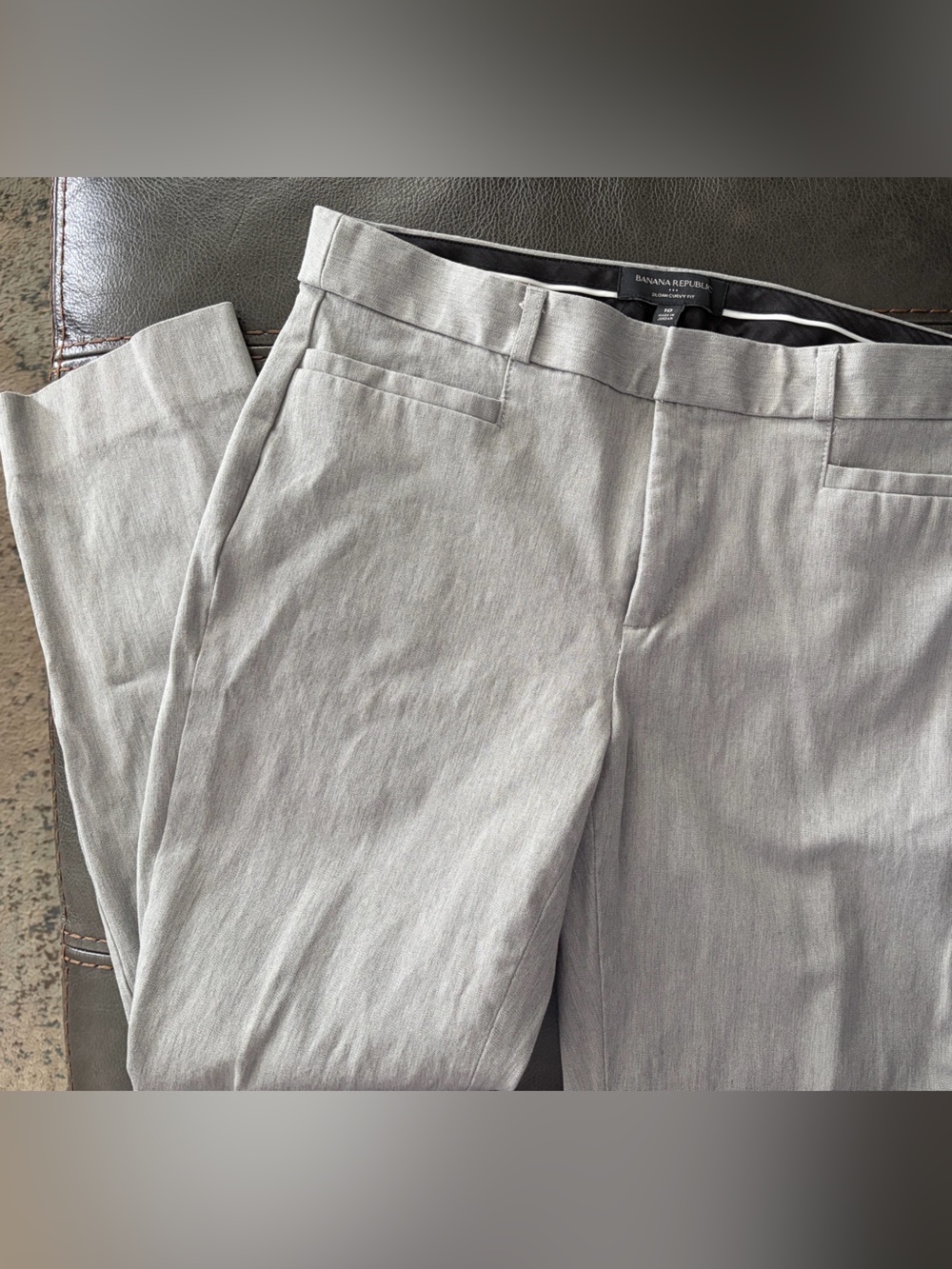 Banana Republic Gray Chinos - Slim Casual Dress Pants